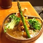 大和 - 海老天カレーうどん