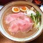 縁乃助商店 - 味玉ポタチキそば