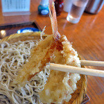 蕎麦 つづら - かさごの天ぷら