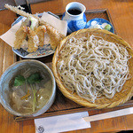 蕎麦 つづら - かさごの天せいろ