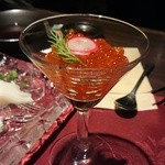 札幌フレンチ えりも亭LUXE - イクラ醤油漬け