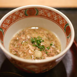 虎白 - 「凌ぎ」もち米と細かく刻んだすっぼん 2015年9月