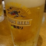 Kushikatsu To Osake Dengana - 生ビール
