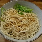 らーめん専門 和海 - 和え玉(細麺硬め＆煮干しオイル＆水菜)