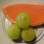 招福樓 - 水菓子　ゼリーとシャインマスカット