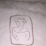 西洋菓子 しろたえ - マダムのゆる恐な絵？羊か狐(犬)みたい？