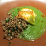 アベー - ヒラメ 冬瓜 海老出汁ソース リゾット
      