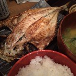 越後屋 三十郎 - アジの開き定食