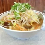 ラーメン一刻 - 2015年11月　野菜醤油ラーメン大盛り