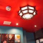 china cafe - 照明もチャイナ風