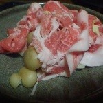 ホテルあずま - 豚肉陶板焼き