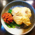 めだかタンタン - 上から見るとこんな感じ。低温でゆっくりあげるので、匂いはそれほどなくなるのだとか【2015年11月10日に投稿分】