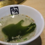 牛角 - わかめスープ