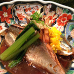 寿司海鮮 御旦孤 - イワシ山椒煮