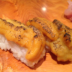 寿司海鮮 御旦孤 - 炙りウニにぢり