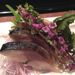 寿司海鮮 御旦孤 - 炙りサバお刺身