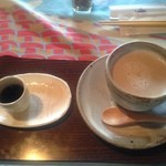 カフェ月星 - 2015/11/8 新メニュー ほうじ茶ラテ