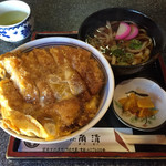 角清 - カツ丼(うどん付き)  980円