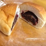 パン焼きびと　西村昭美 - フランスあんぱん？(名称なし)　160円