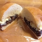 パン焼きびと　西村昭美 - サンドミルク金時　170円　断面