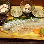 일한 식당 사이'S - 別注天然　ひらめお作り