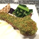 オステリアセノーテ - 仔羊の香草パン粉焼き