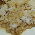 キッチン たか - じゅわ～のソースに、ご飯投入！