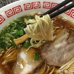 一松 - 2015.11.9(月)16時20分　再訪　美味しいラーメンd(^_^o)