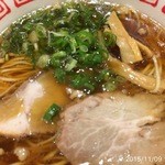 一松 - 2015.11.9(月)16時20分　再訪　美味しいラーメンd(^_^o)