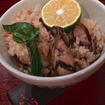 きゅう - 【バジル入り牡蠣ご飯】