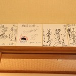Taiya Ryokan - 有名人のサイン