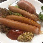 太助 - 北海道美瑛産　ソーセージ盛り