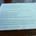 SIERRA MAR - メニュー　クリックすると拡大してご覧いただけます！