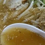 長尾亭 - 11月朝方のスープ、あっさりスープ、大体いつもはこんな感じ。