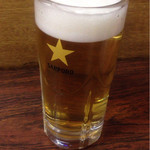 街角おさやん - サッポロ生ビール (350円)