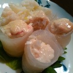 鮨処寿司大 - カワハギ肝の刺身巻き