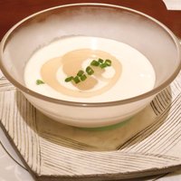 和風フレンチ ichiRyu - ichiRyuランチ 3240円 のラ・フランスの冷製スープ