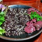 Nihon Ichi - 鹿肉のレバーとハツ