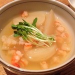 亀甲屋 - 小カブ海老のそぼろあんかけ