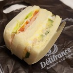 데리프랑스 카루이자와점 - エビアボカド＆ハムチーズ（370円）