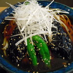 蕎麦 ひのや - 揚げなすうどん　綺麗な盛りつけ！