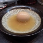 元祖 名島亭 - 1個無料券をいただいたので、博多屋台とんこつおでん。今日もやっぱり玉子♡  