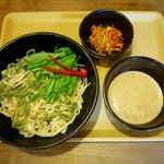 風遊斎 - よもぎ麺入りつけ麺