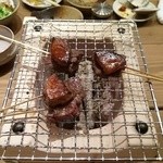 絶品！！フォアグラのせ牛串♪