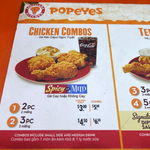 Popeye's Express Louisiana Kitchen - メニュー