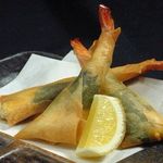 Kinaga - 海老とモッツァレラチーズの春巻き
