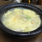 炭火ホルモン壱 - 玉子スープ