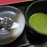 信水堂 - お抹茶ｾｯﾄ　730円