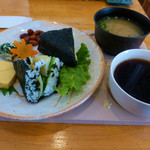 ドレミ♪カフェ・バンビーナ - 和モーニング（おにぎらず）