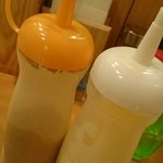 中華そば ムタヒロ - マゼソバ用カレー粉&マヨネーズ♪